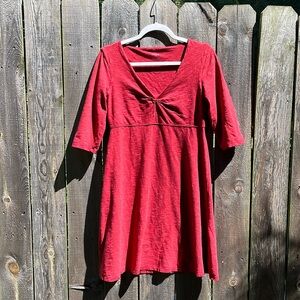 Bright Red Horny Toad Rosalinda Dress